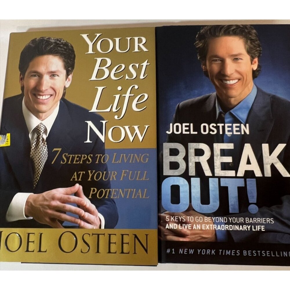 Joel Osteen Book Bundle:Your Best Life Now & Break‎ Out